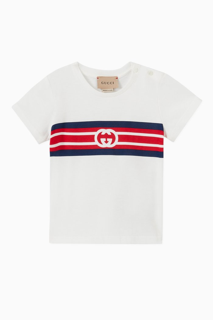 

Interlocking G Baby T-shirt in Cotton, White