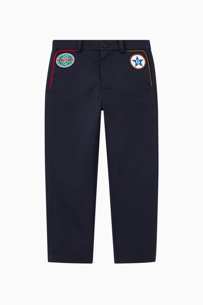 

Pants in Stretch Gabardine, Blue