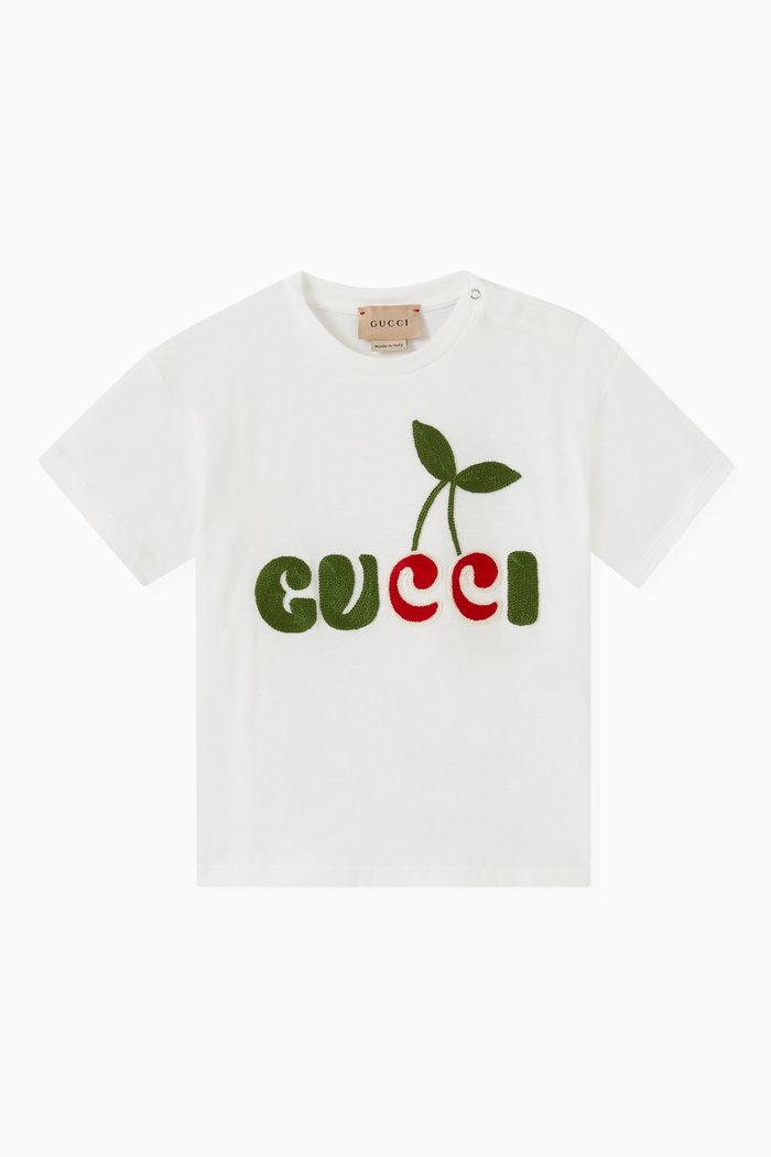 

Gucci Cherry T-shirt in Cotton, White