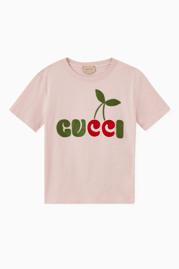 

Cherry T-shirt in Cotton Jersey, Pink
