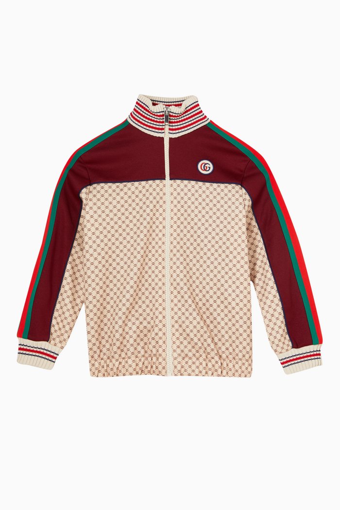 

Zip Jacket in GG Technical Jersey, Neutral