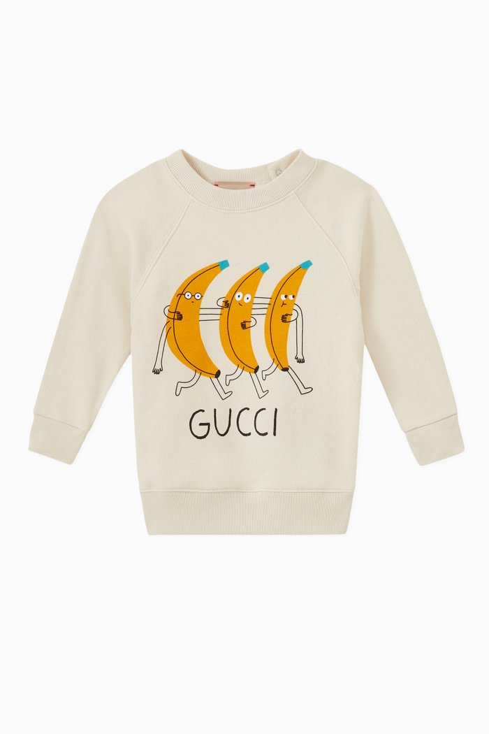 

Nina Dzyvulska Sweatshirt in Cotton, White