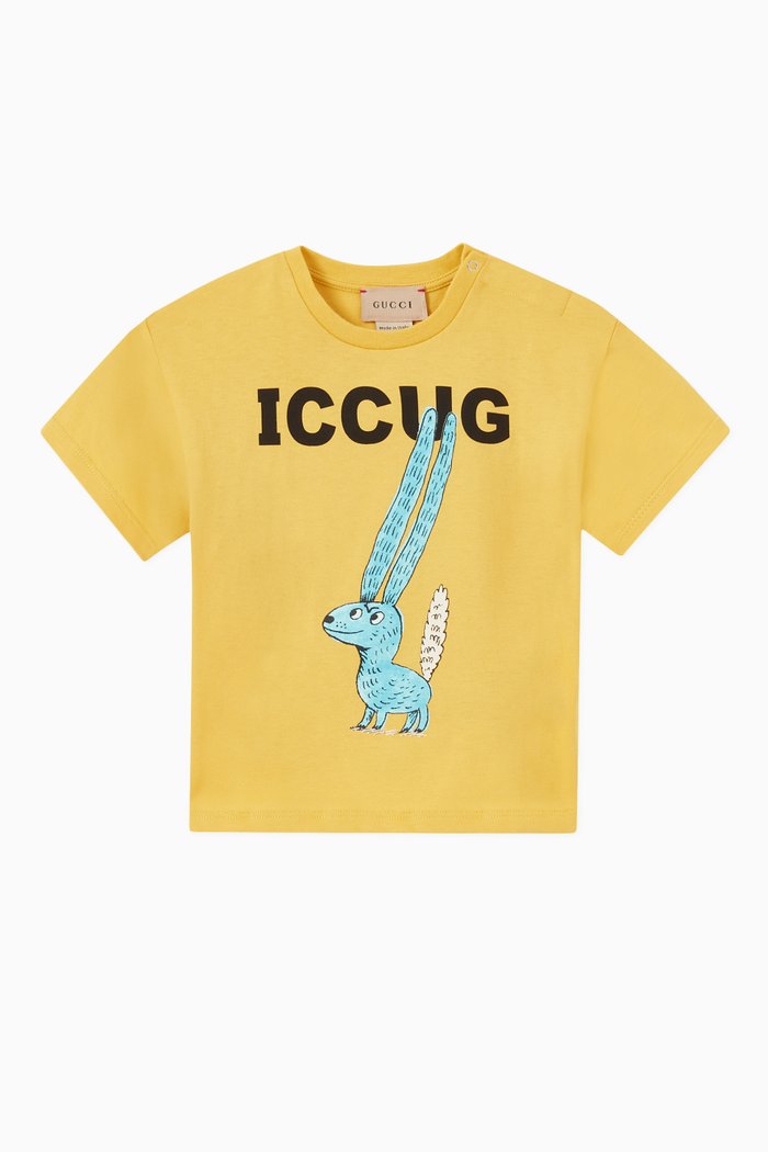 

Freya Hartas Baby T-shirt in Cotton, Yellow