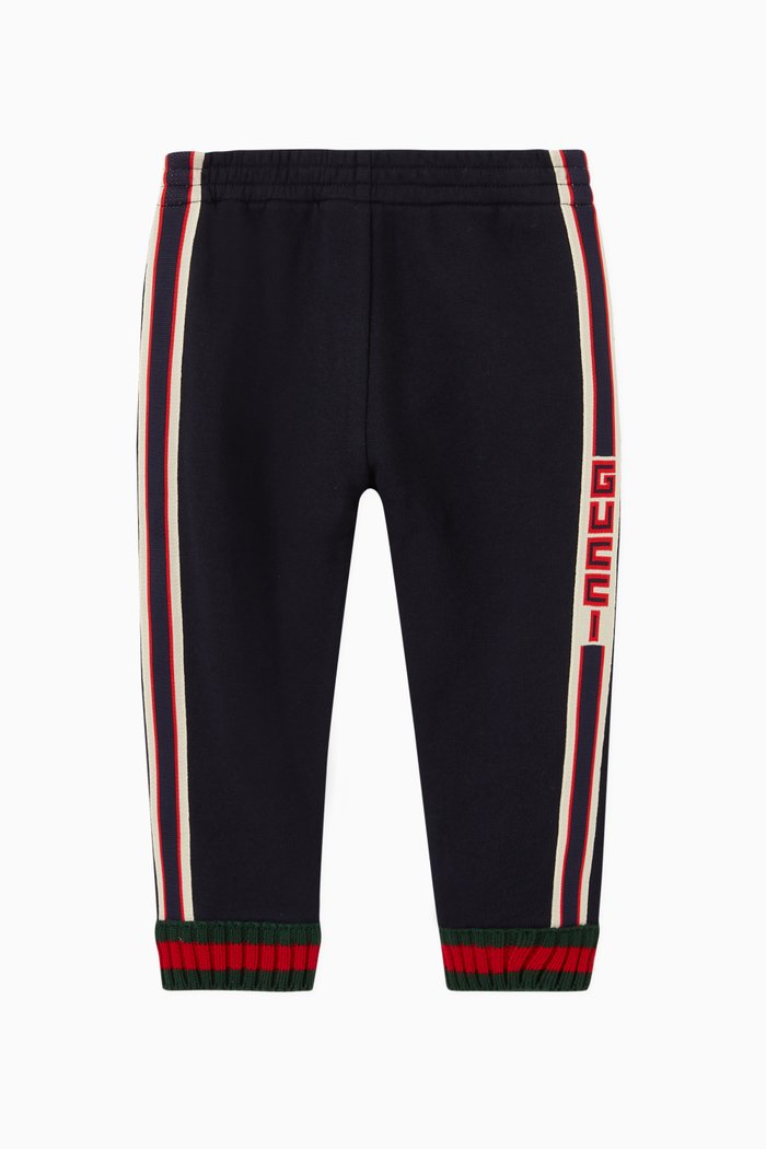 

Gucci Stripe Baby Pants in Cotton, Blue