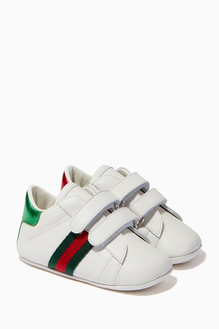 

Baby Ace Sneaker in Leather, White