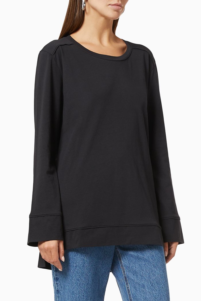

Skater Top in Organic Cotton Jersey, Grey