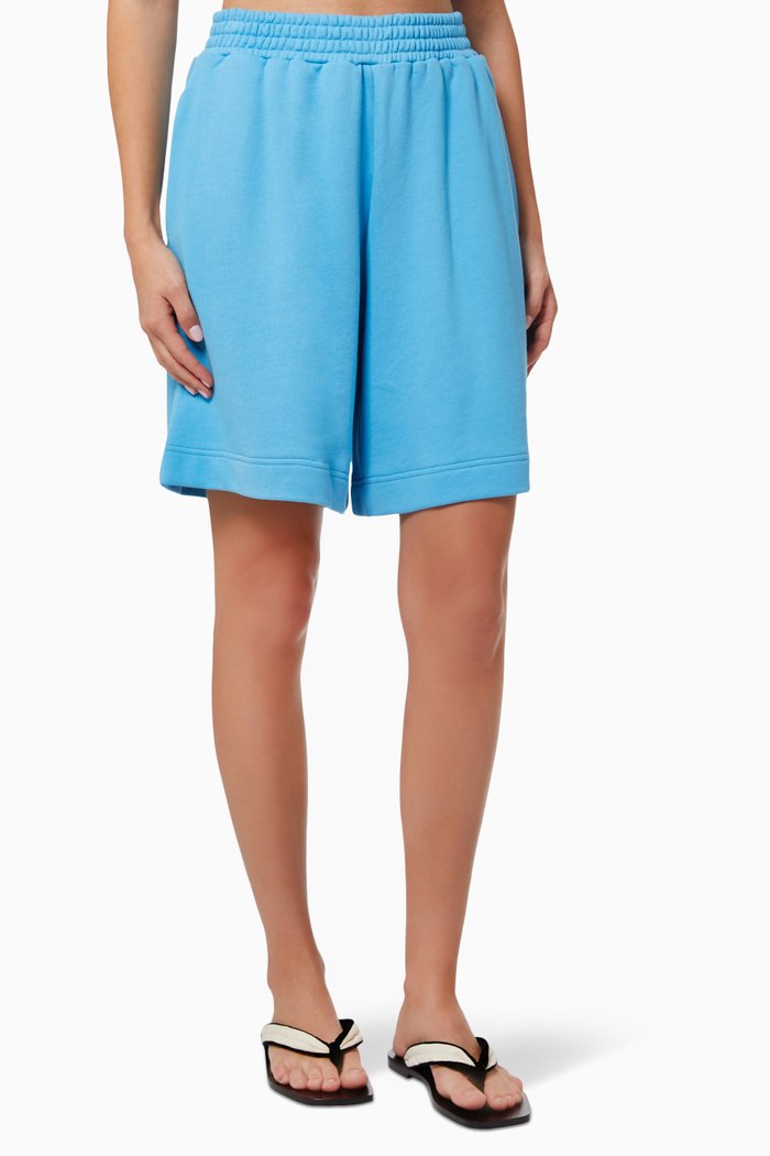 

Loopback Skate Sweat Shorts in Organic Cotton, Blue