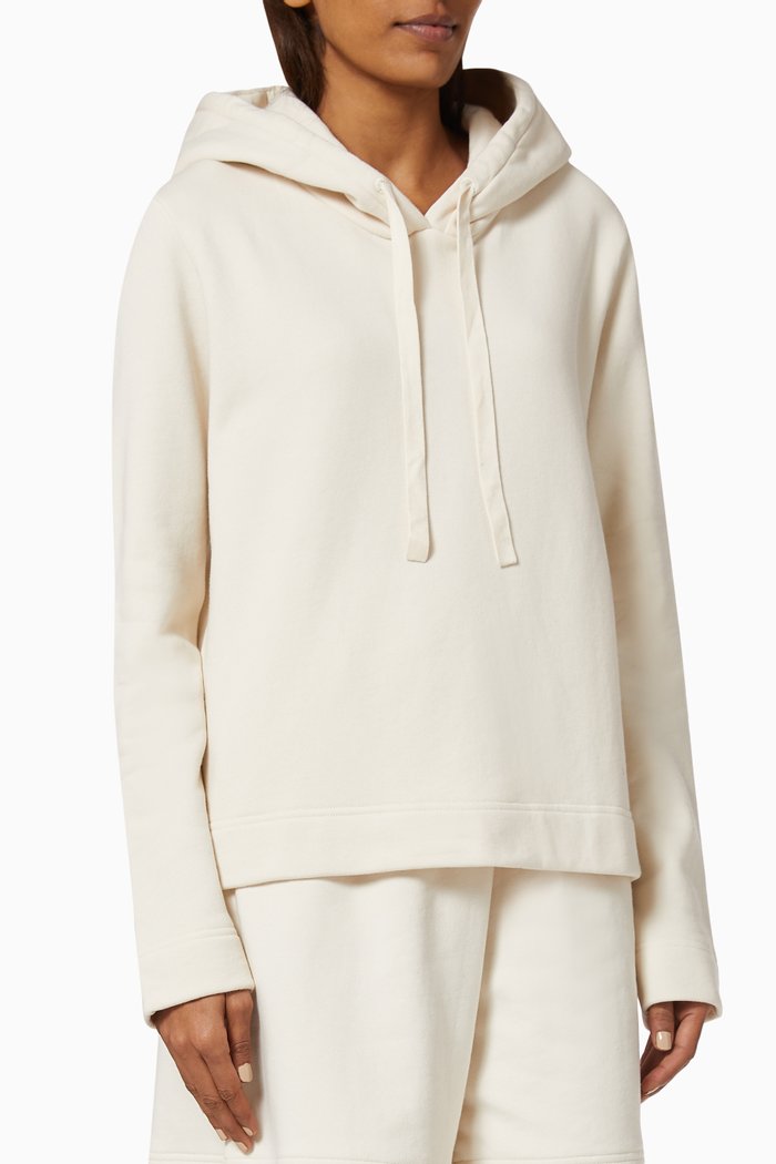 Loopback Squishy Hoodie in Organic Cotton, Neutral