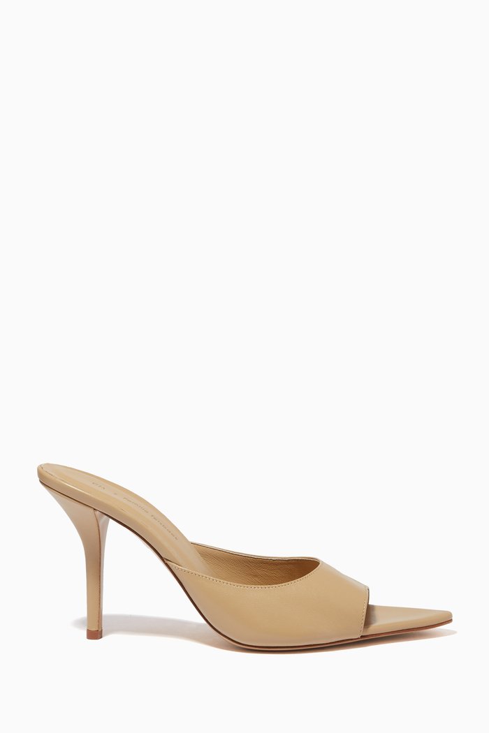 

x Pernille Teisbaek Perni 04 85 Mules in Leather, Neutral