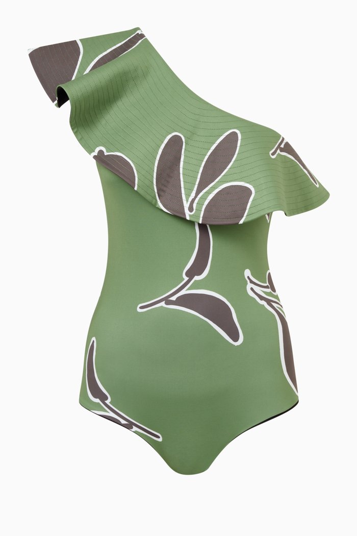 

Tucan Reversible Swimsuit, Green