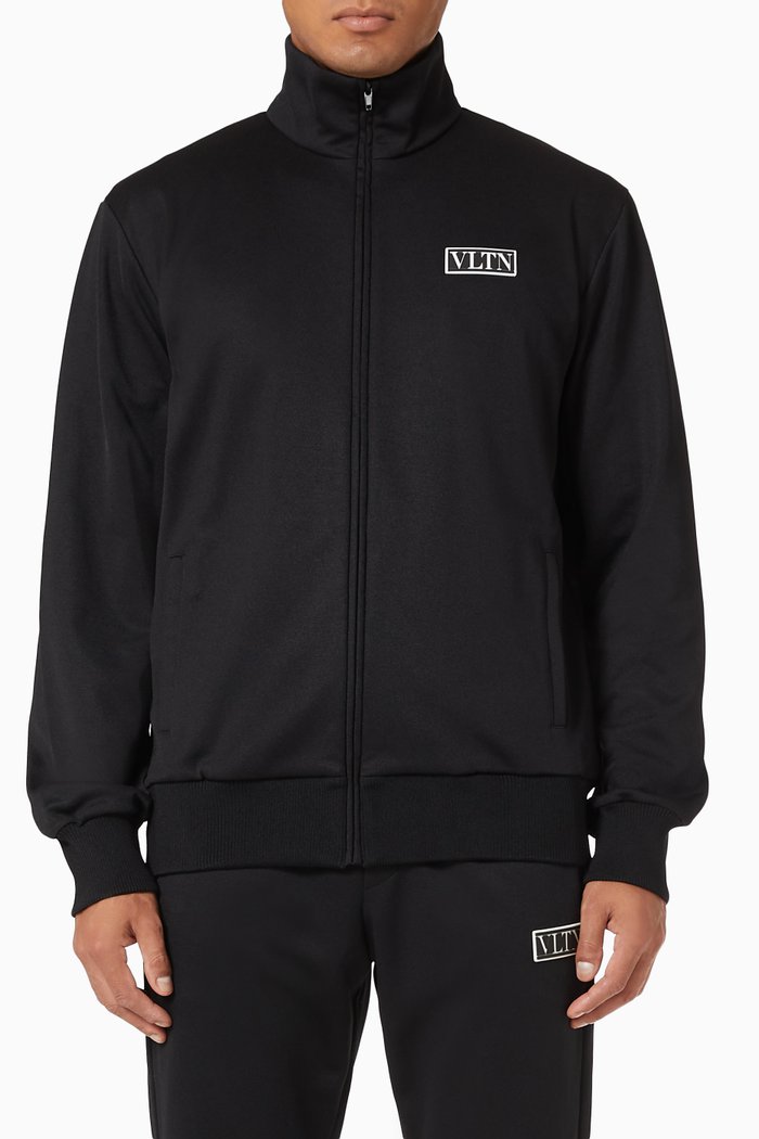 

VLTN TAG Sweatshirt in Technical Cotton, Black