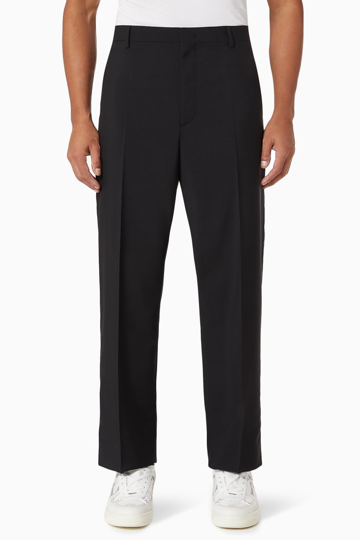 

Pants in Wool & Mohair Blend, Black