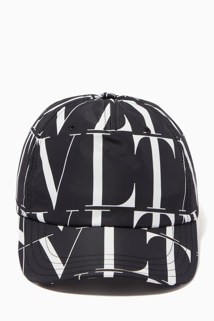 

Valentino Garavani VLTN TIMES Baseball Cap in Nylon, Black