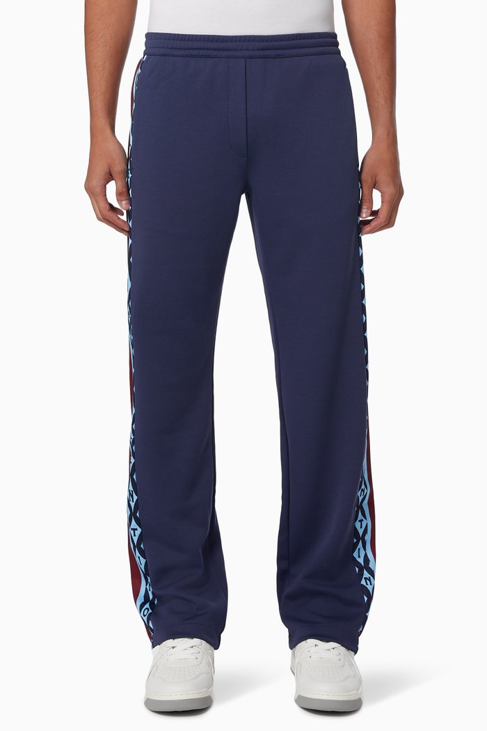 

Valentino Foulard Archive Pants in Technical Cotton, Blue