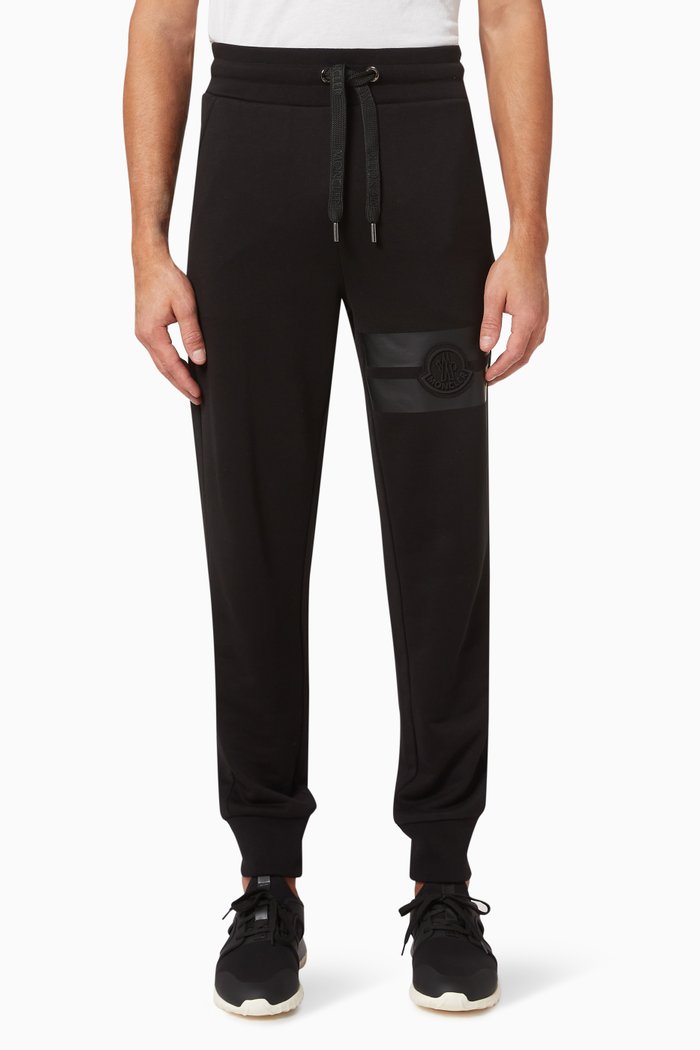

Moncler Sweatpants in Cotton Jersey, Black