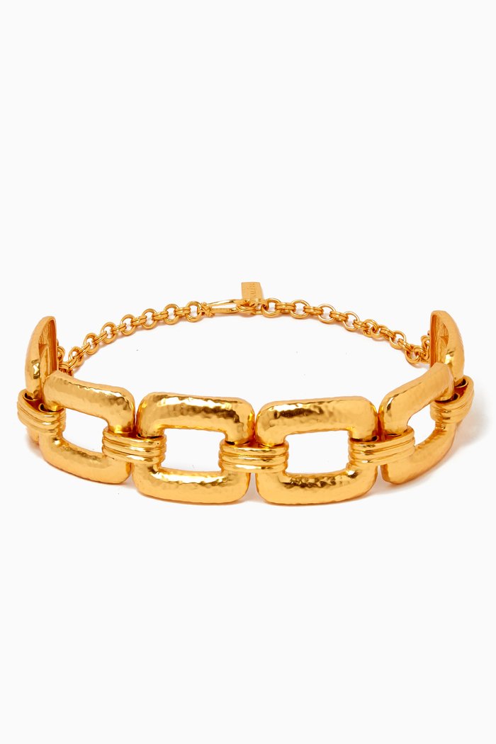

Wendy Chunky Choker in 24kt Gold Plating