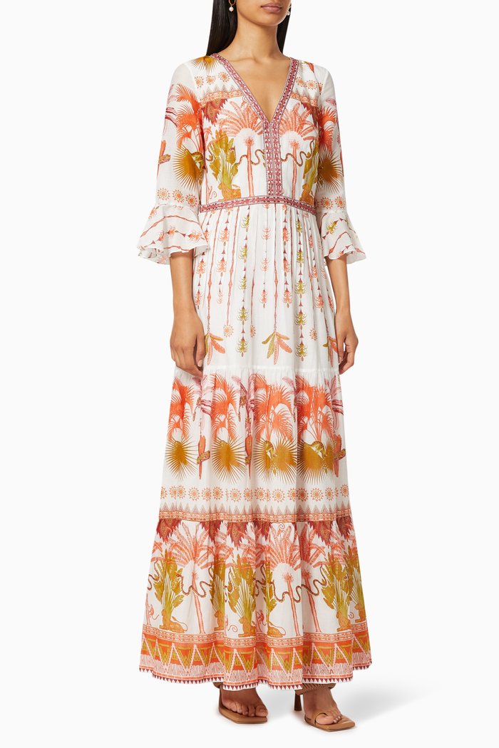 

Bella Winter Garden Dress in Cotton, Multicolour