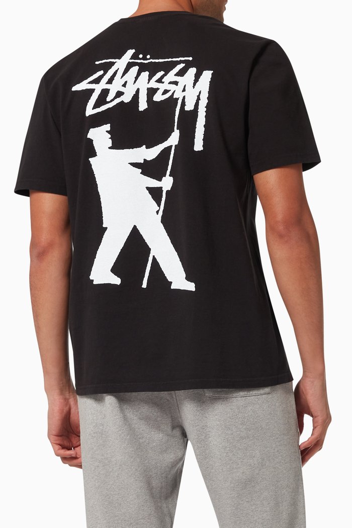 

Painter T-shirt in Dyed Cotton Jersey, Black