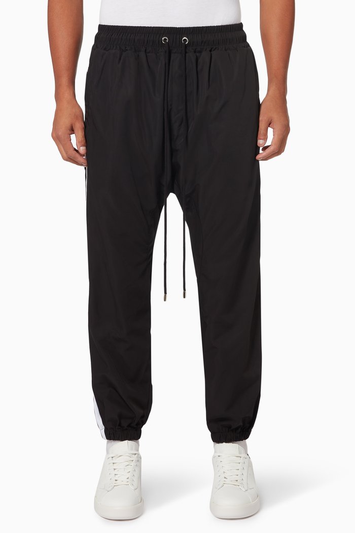 

Relaxed Track Pants, Black
