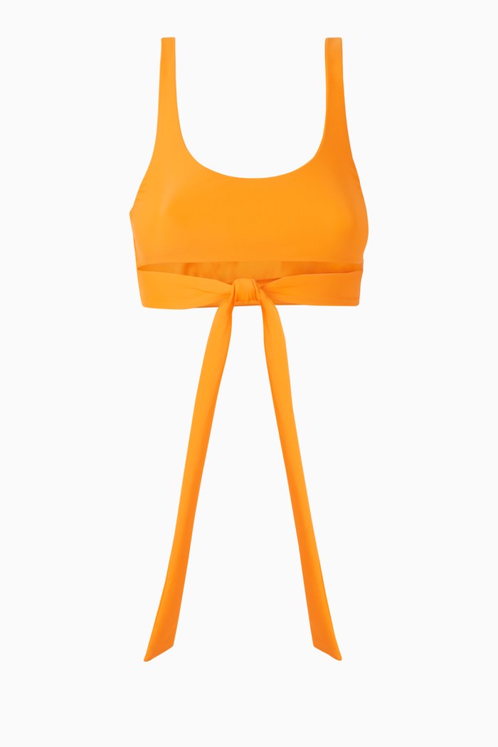 Bond Bikini Top, Orange