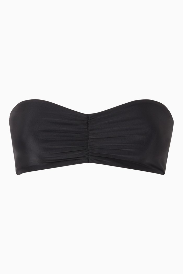 

Ava Bandeau Bikini Top, Black