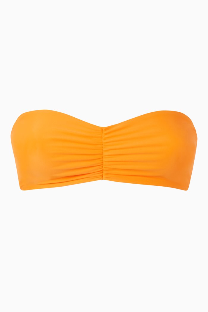 

Ava Bandeau Bikini Top, Orange