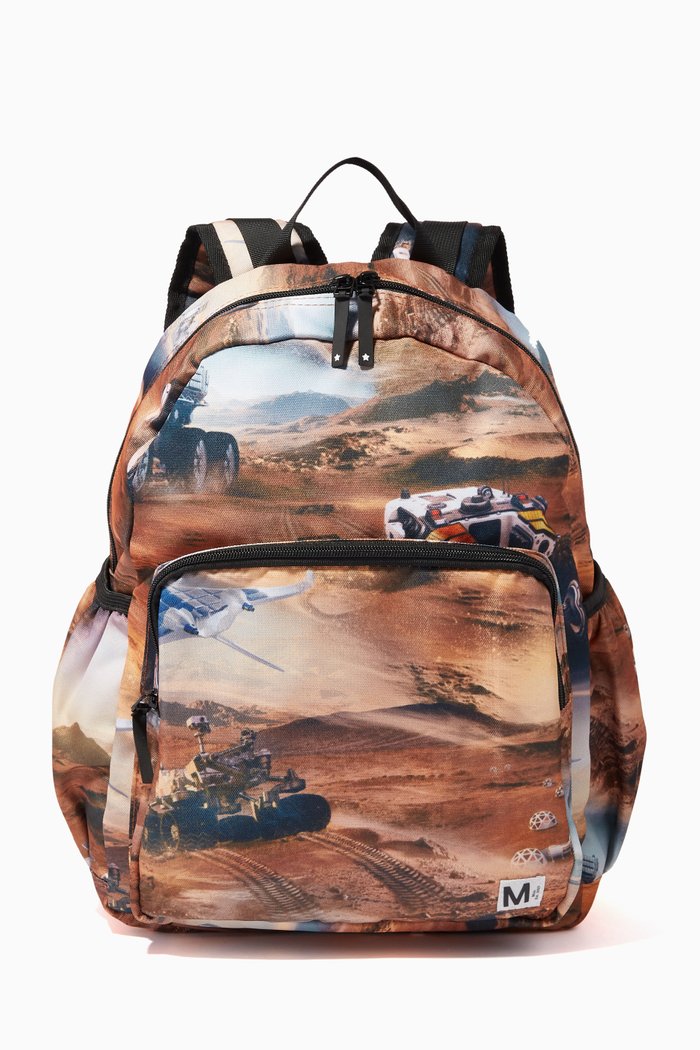 

Big Backpack in Recycled Polyester, Brown
