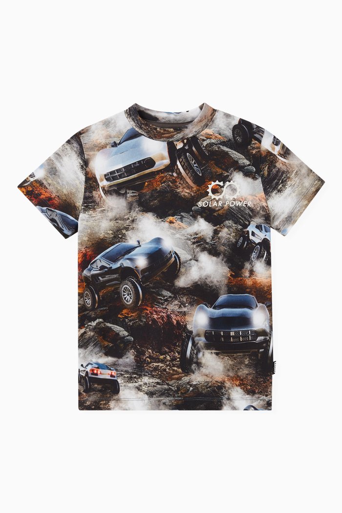 

Road T-shirt in Organic Cotton, Black