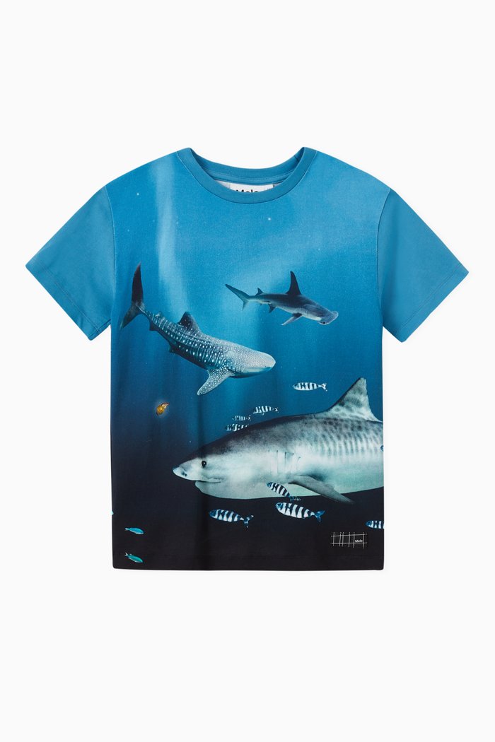 

Raveno T-shirt in Organic Cotton, Blue