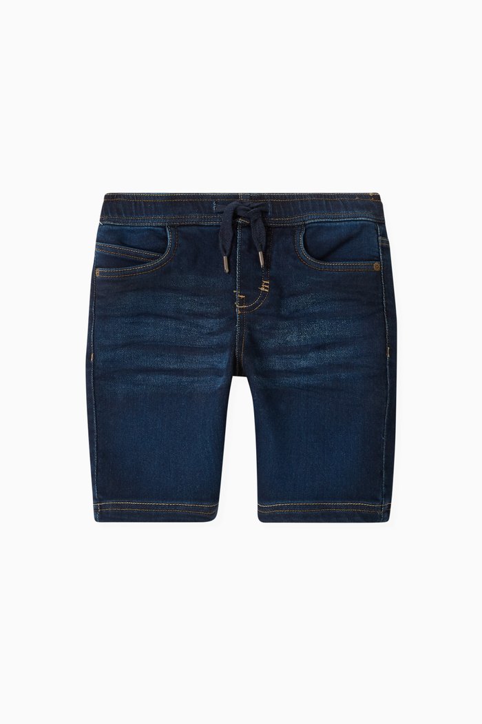 

Ali Denim Shorts in Cotton, Blue