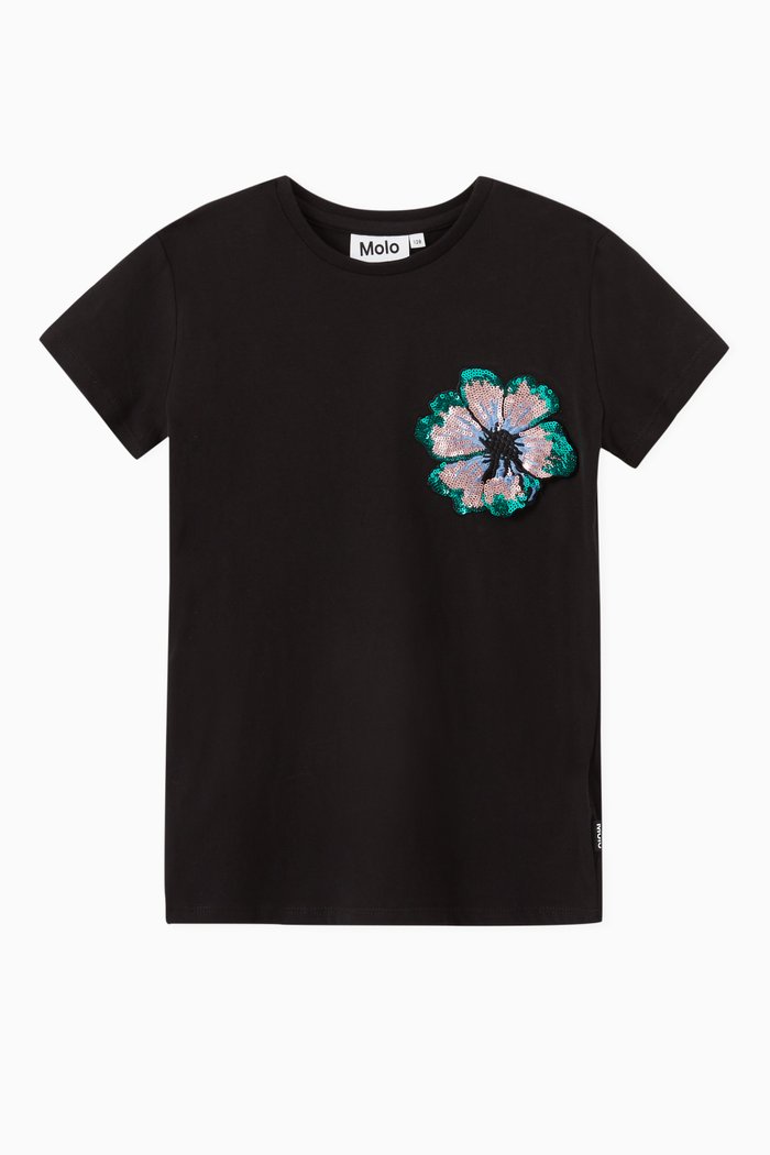 

Ranva T-shirt in Organic Cotton, Black
