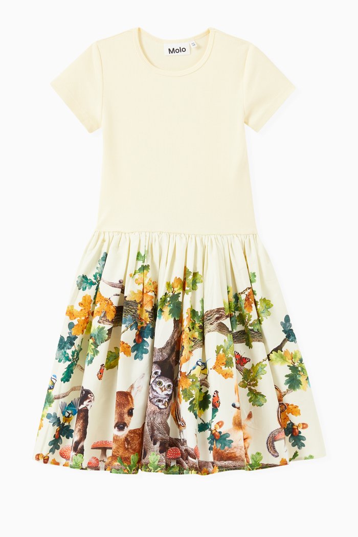 

Cissa Dress in Organic Cotton, White