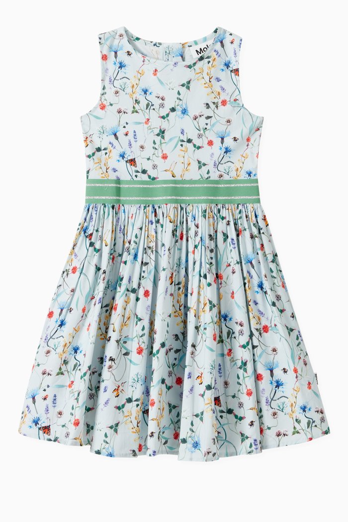 

Carli Dress in Organic Cotton, Blue