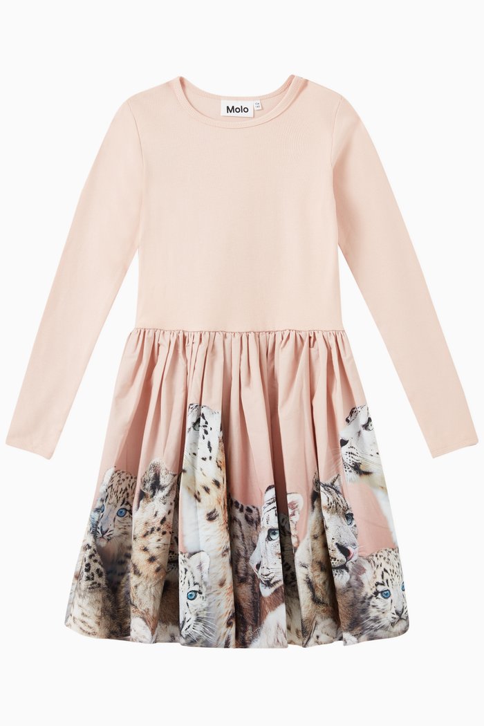 

Casie Dress in Organic Cotton, Pink