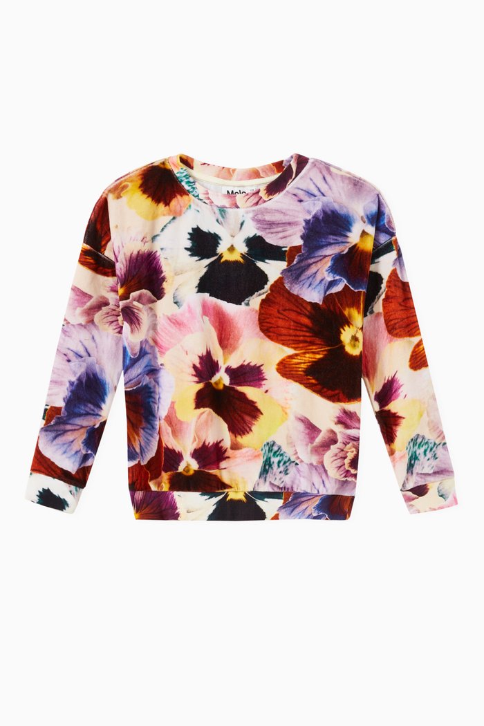 

Mika Sweatshirt in Velour, Multicolour