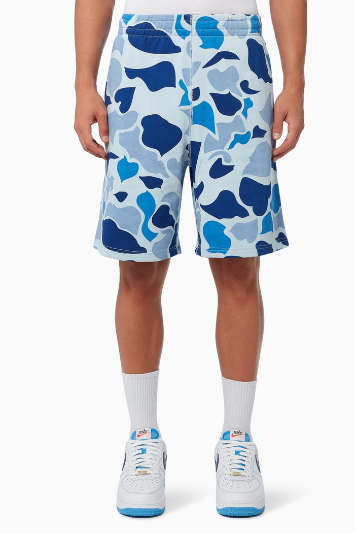 

Camo Sweatshorts in Jersey, Blue