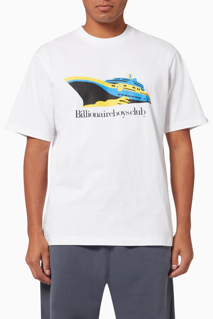

Boat T-shirt in Jersey Cotton, White