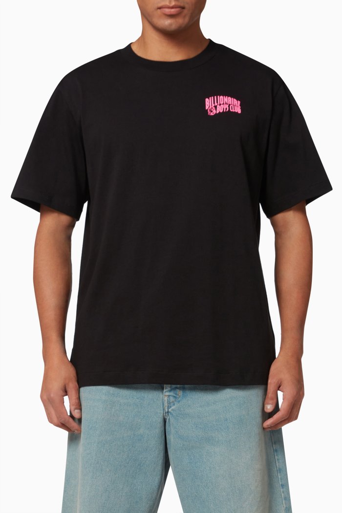 

Highlight Logo Arch T-shirt in Jersey, Black
