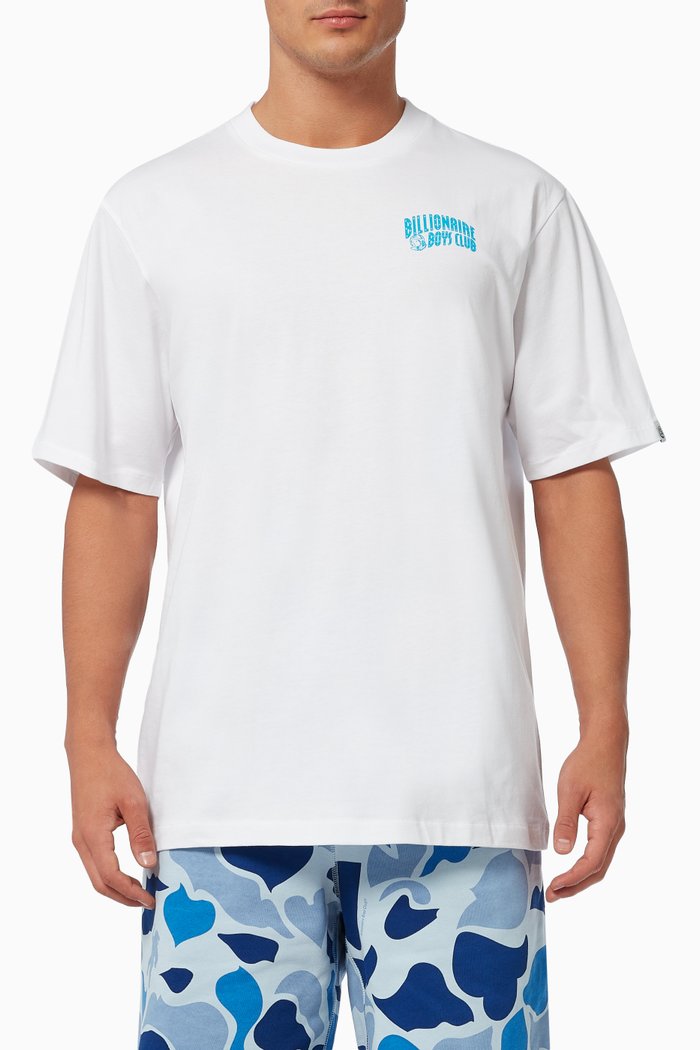 

Highlight Logo Arch T-shirt in Jersey, White