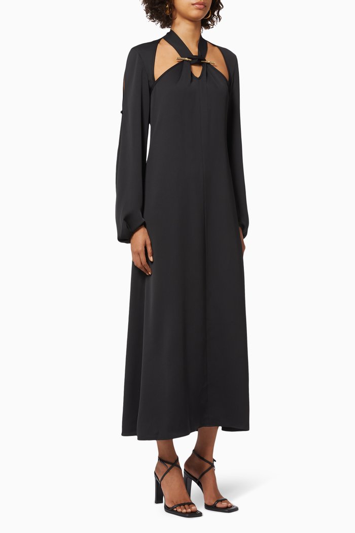 

Twig Gown with a Jewellery Piece, Black