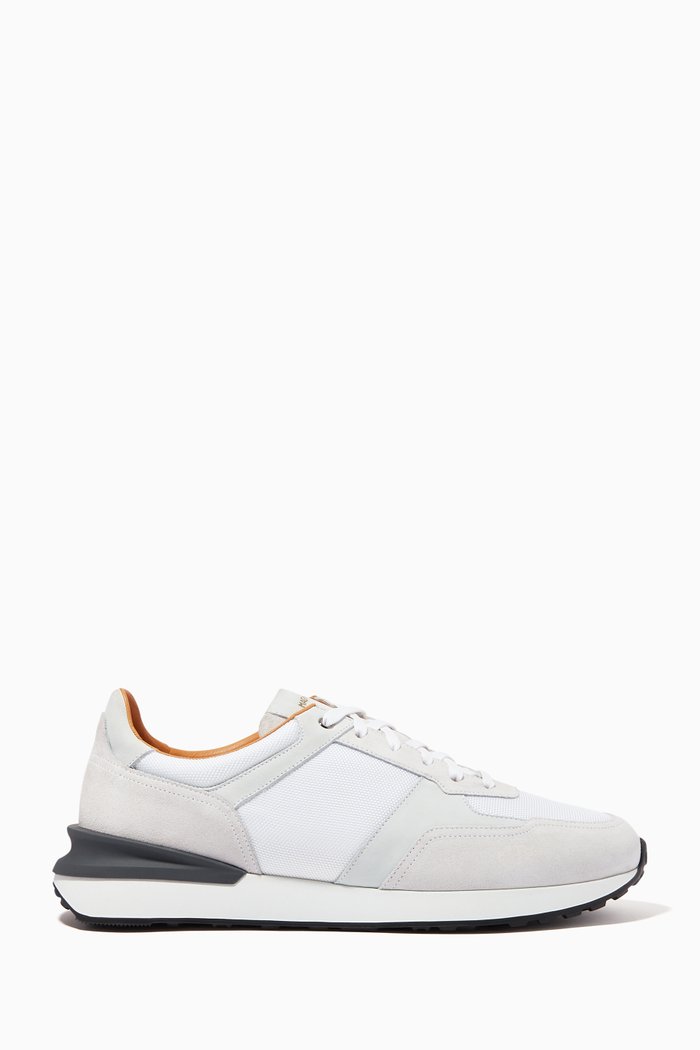 

Grafton Sneakers in Mesh & Suede, White