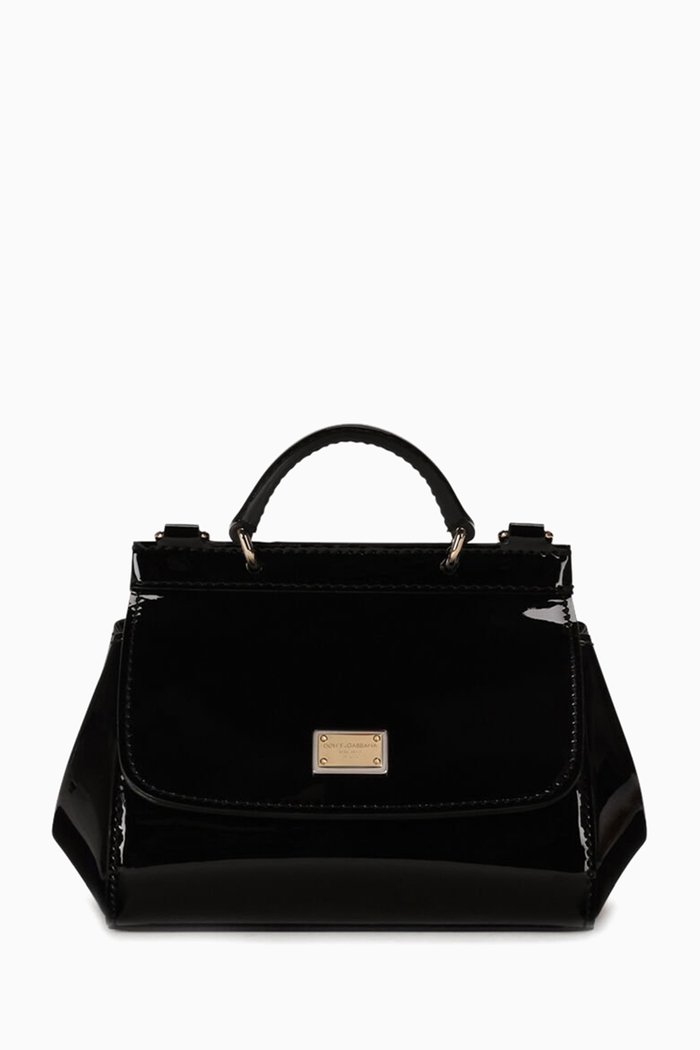 

Miss Sicily Bag in Patent Leather, Black