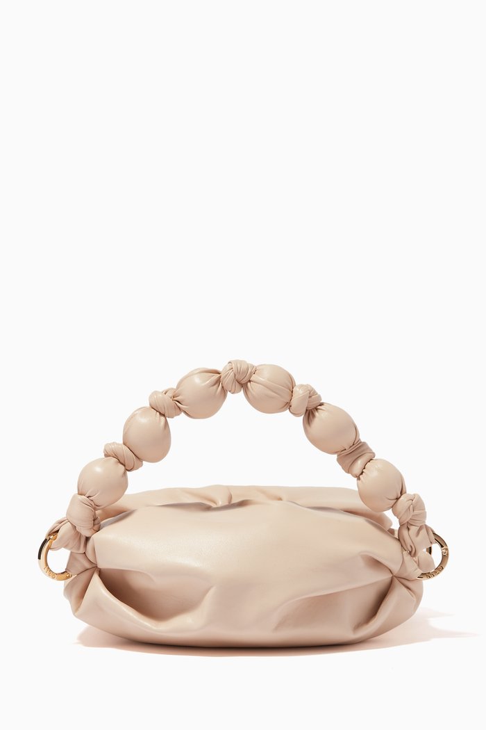 

Ninka Tiny Tote Bag in Vegan Leather, Neutral