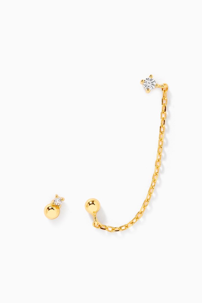

Essentials Musketeer Earrings in 18kt Gold-plated Sterling Silver