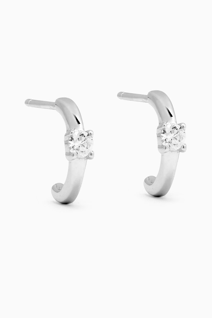 

Essential Solitary Earrings in Sterling Silver