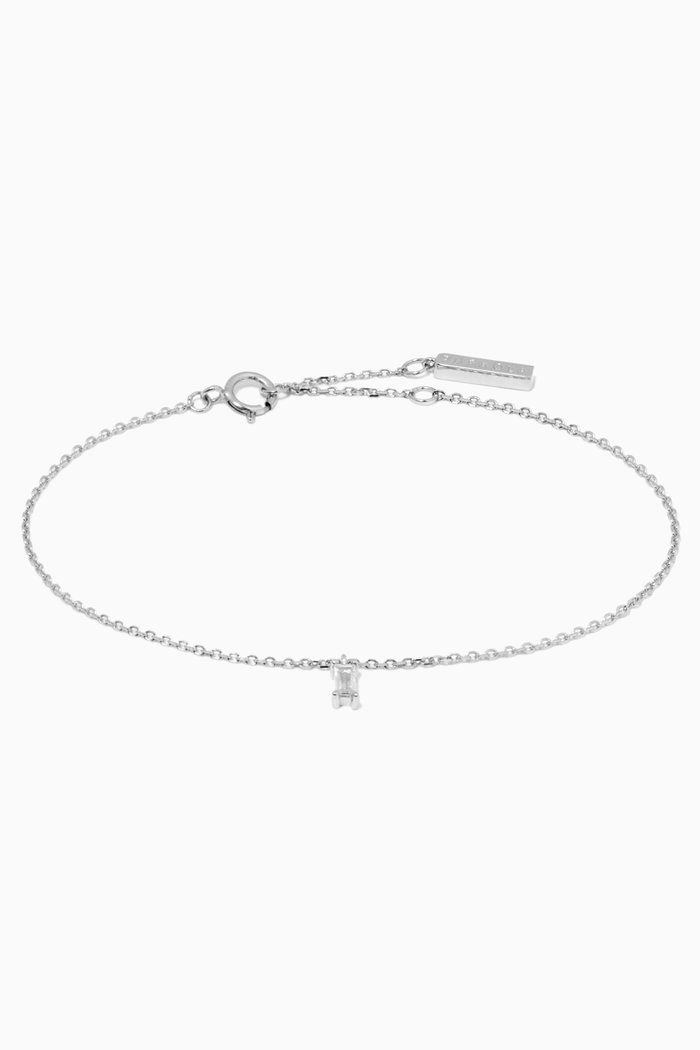 

Aisha Asana Bracelet in Sterling Silver, White