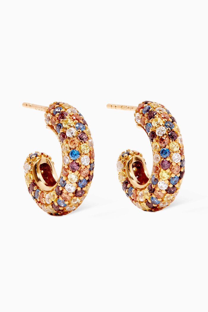 

Five Tiger Earrings in 18kt Gold-plated Sterling Silver