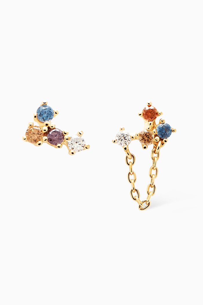 

Five Fox Earrings in 18kt Gold-plated Sterling Silver