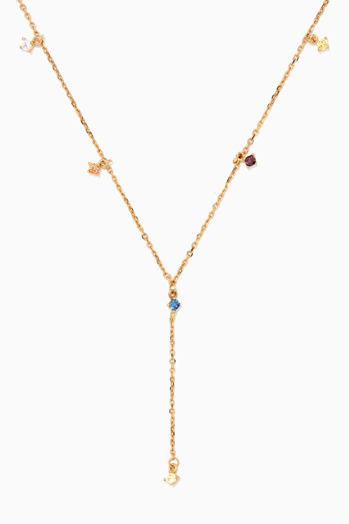 Five Mana Necklace in 18kt Gold-plated Sterling Silver