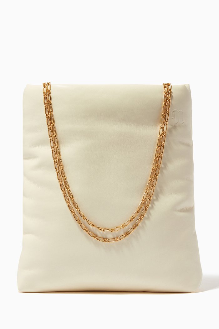 

Noelani Shoulder Bag in Vegan Leather, White